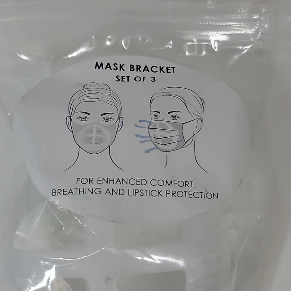 Anna & Ava Mask Bracket Set of 3 clear